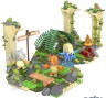 MEGA POKEMON JUNGLE RUINS WITH FIGURES CUBONE CHARMANDER OMANYTE-80313
